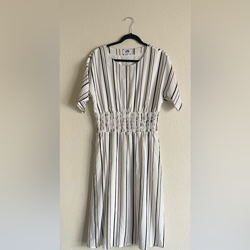 Striped Midi dress